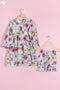 Cotton Top & Shorts Set In Floral Print